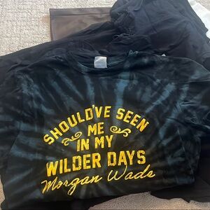 Morgan Wade Graphic Tee - Black and Gold